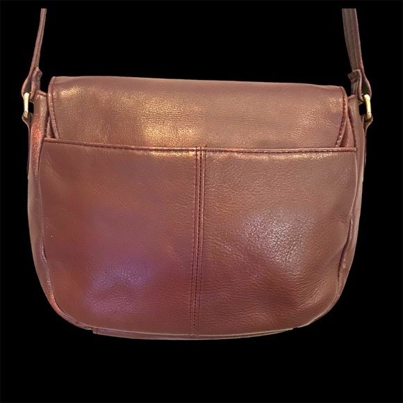 Etienne Aigner Oxblood Leather Crossbody Bag - Picture 3 of 13